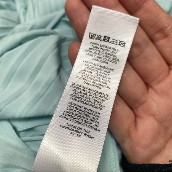 ASOS Bridesmaid/Wedding Guest Lace Pleated Maxi Dress - Picture 15 of 16